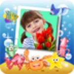 kids pic frames android application logo